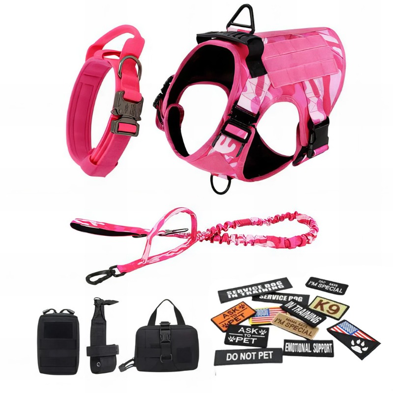 Control Handle Dog Harness With Accessories