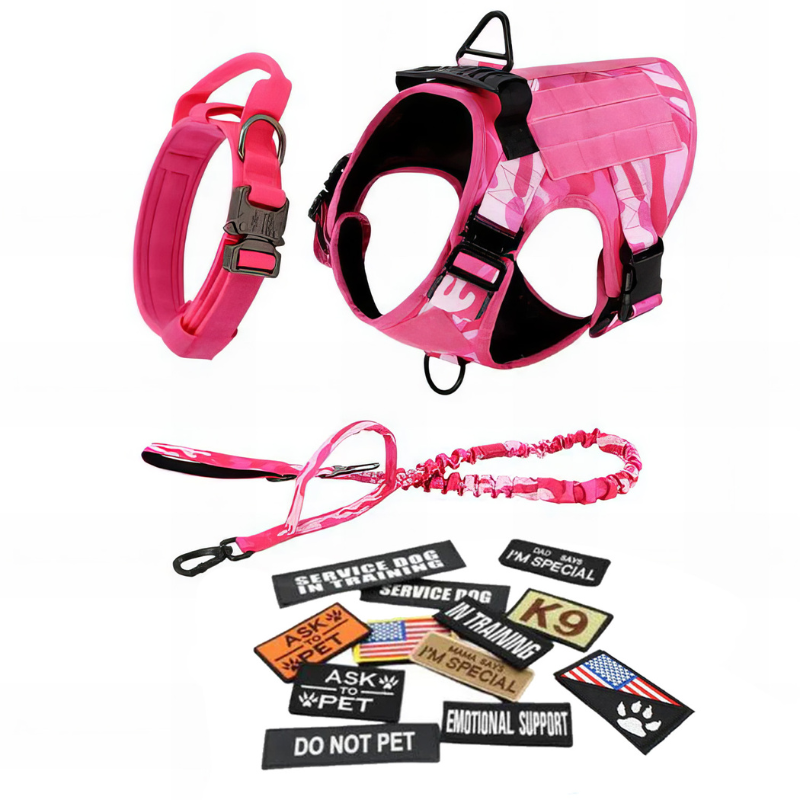 Control Handle Dog Harness With Accessories
