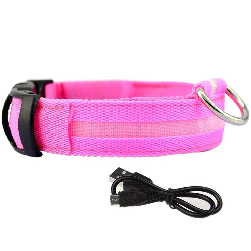 LED Glowing Rechargeable Dog Collars