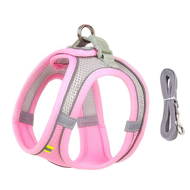 Adjustable Harness Leash Set For Small Dogs