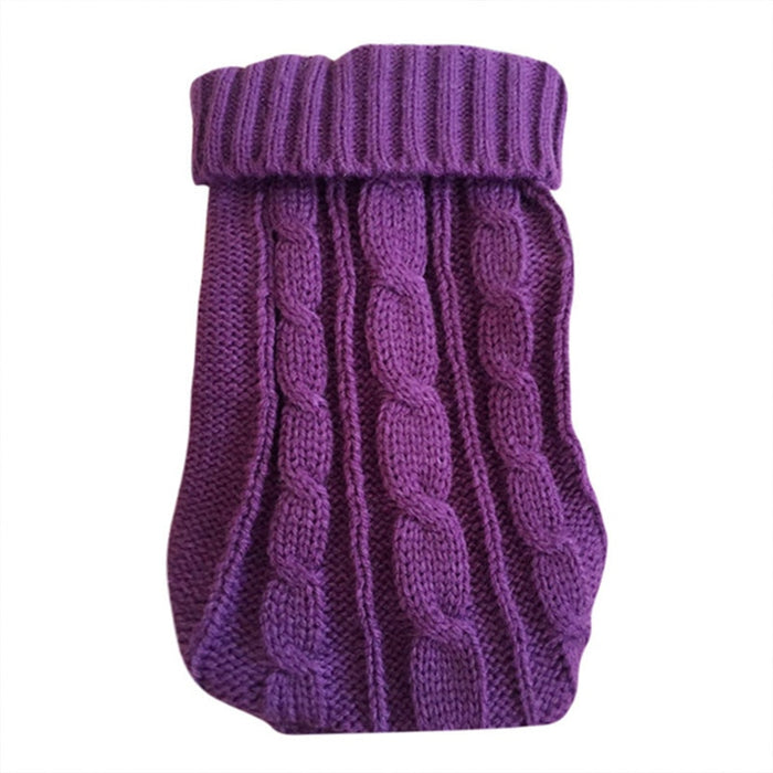 Winter Knitted Pet Clothes For Dogs