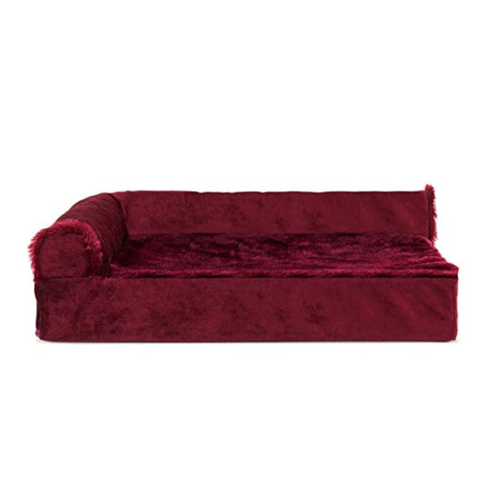 L Shaped Chaise Solid Slab Supportive Dog Bed