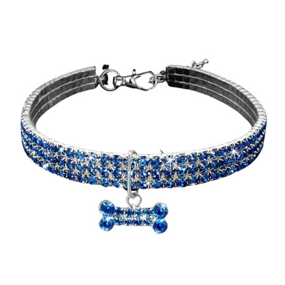 Sparkling Rhinestone Dog Collar