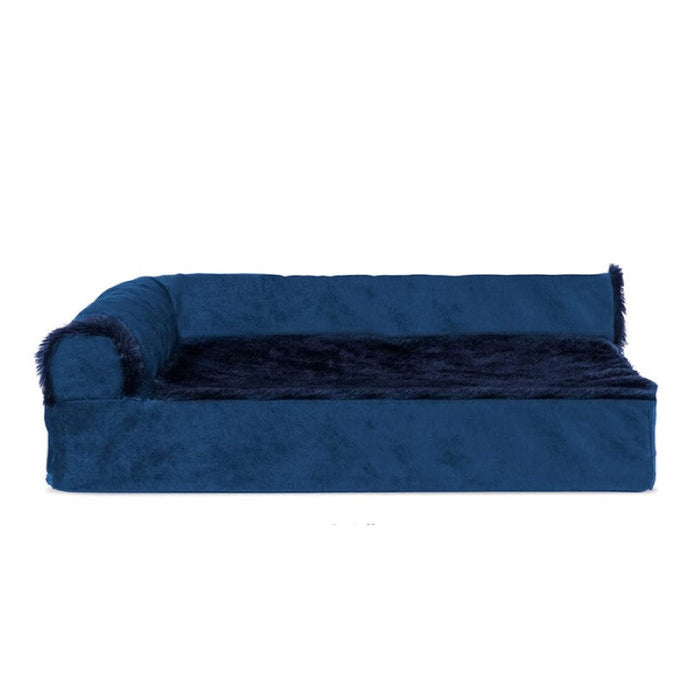 L Shaped Chaise Solid Slab Supportive Dog Bed