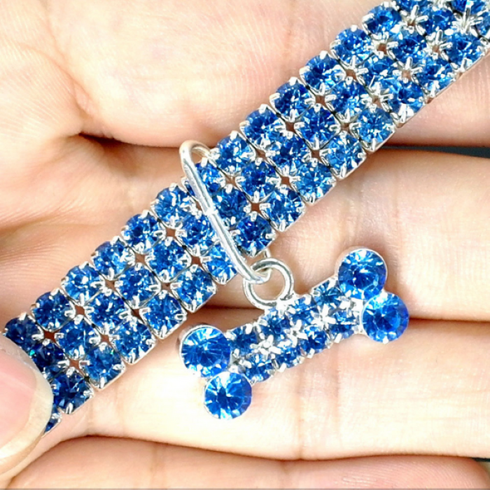 Sparkling Rhinestone Dog Collar