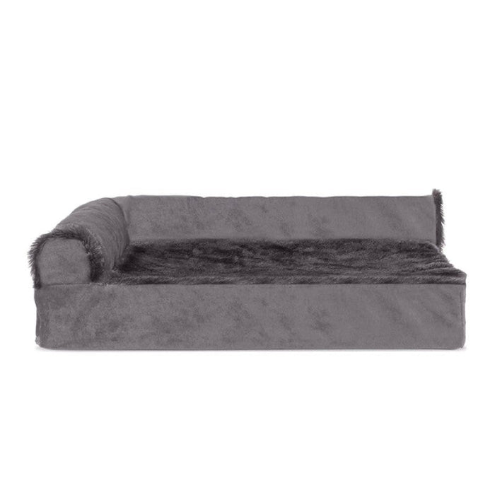 L Shaped Chaise Solid Slab Supportive Dog Bed