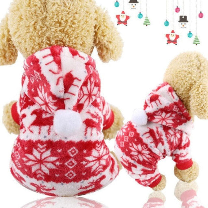 Cozy Plush Dog Jumpsuits