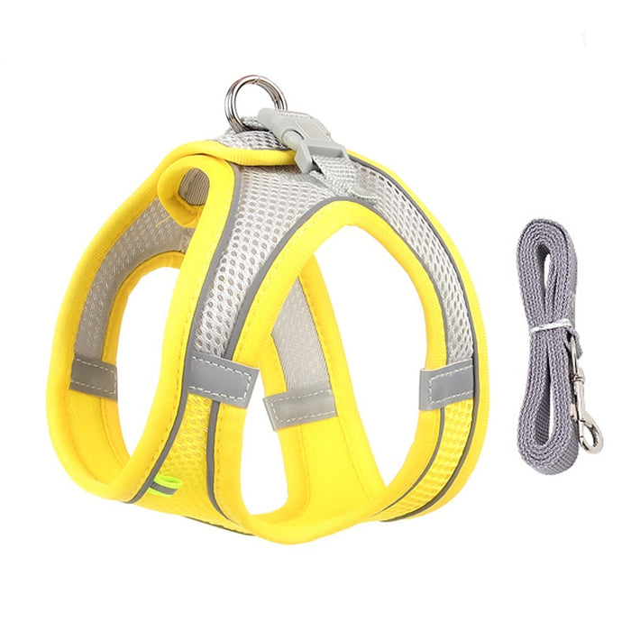 Adjustable Dog Harness Leash Set