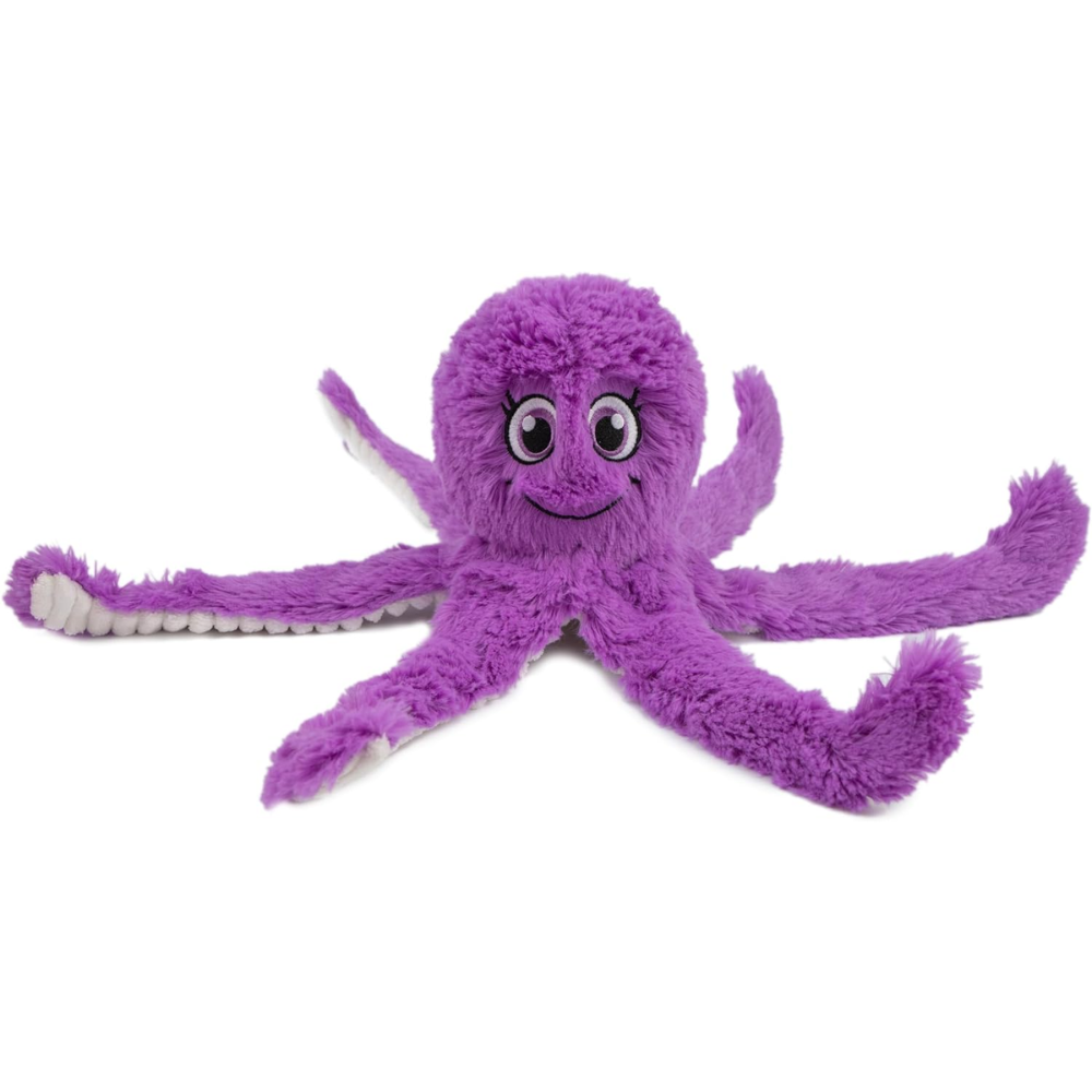 Octopus Crinkle Plush Dog Toy For Interactive Play