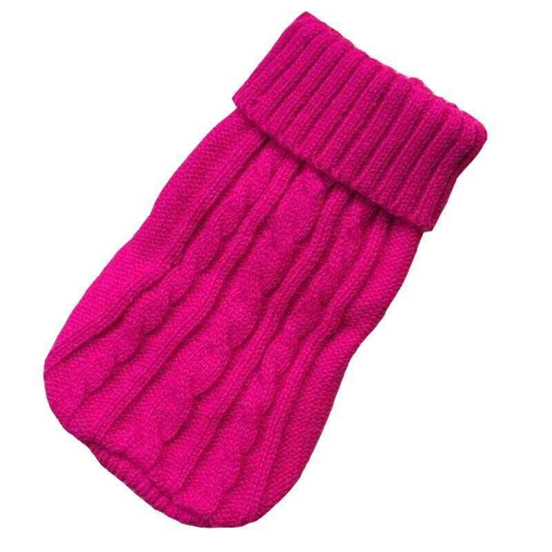 Winter Knitted Pet Clothes For Dogs