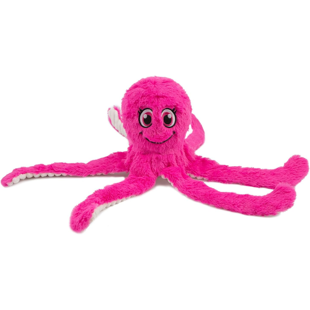 Octopus Crinkle Plush Dog Toy For Interactive Play