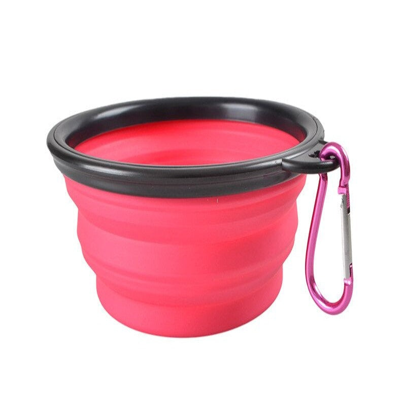 Collapsible Dog Folding Silicone Bowl