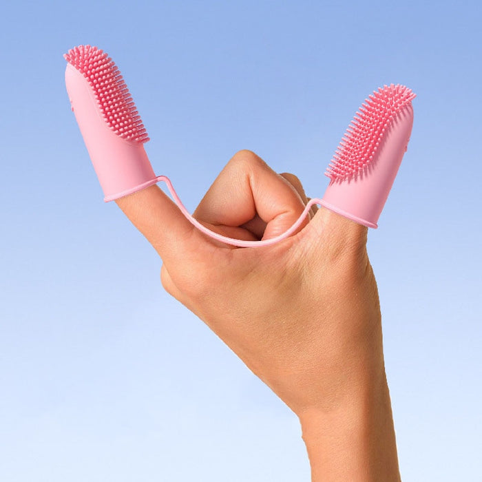 Finger Toothbrush For Dog Teeth Cleaning