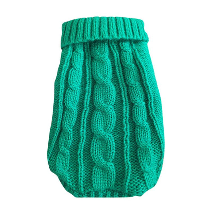 Winter Knitted Pet Clothes For Dogs