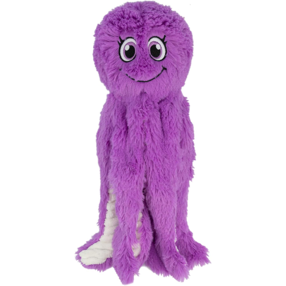 Octopus Crinkle Plush Dog Toy For Interactive Play