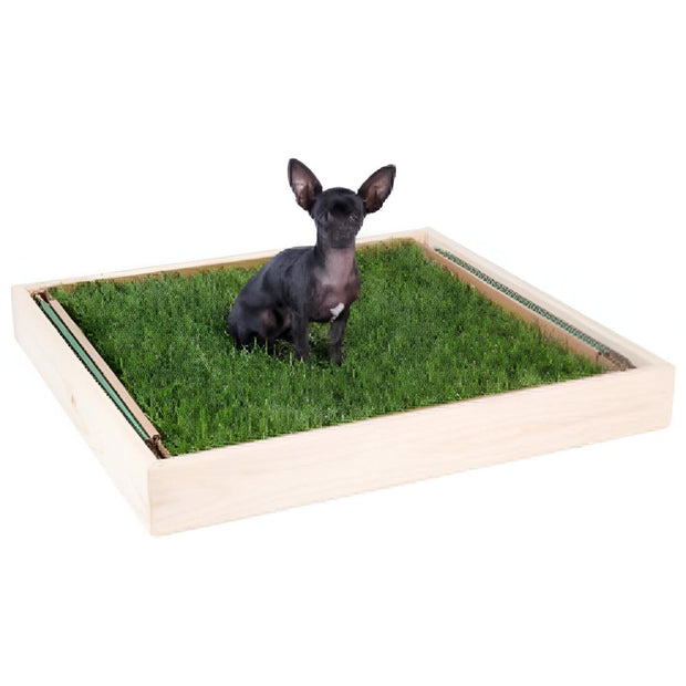 Large Patch Real Grass Dog Waste Box