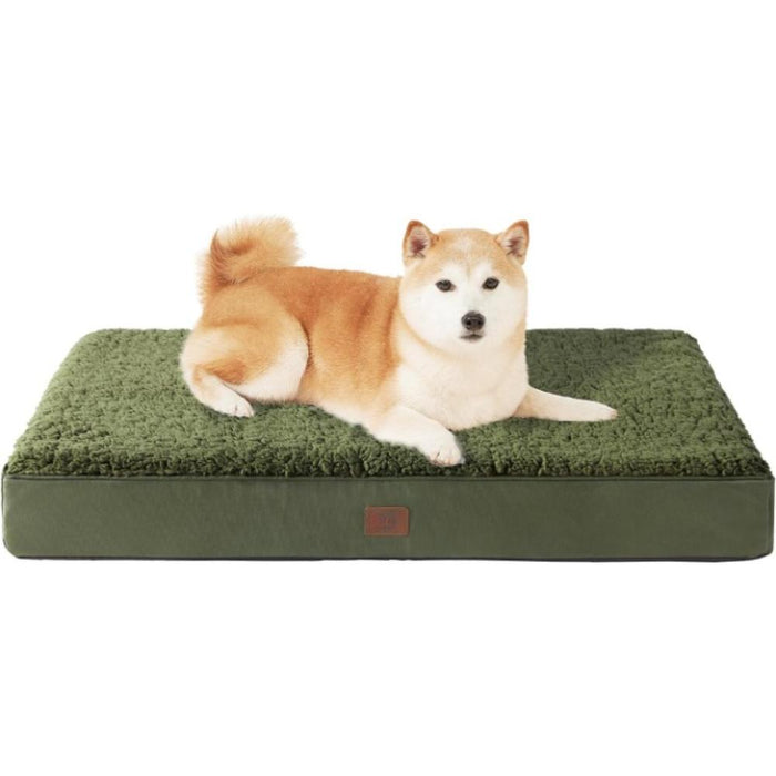 Supportive Plush Rectangular Pet Bed