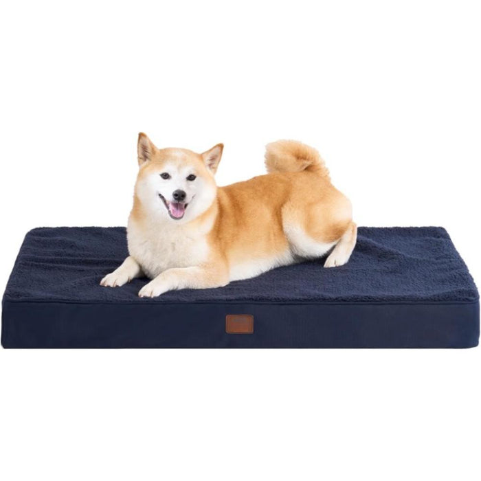 Supportive Plush Rectangular Pet Bed