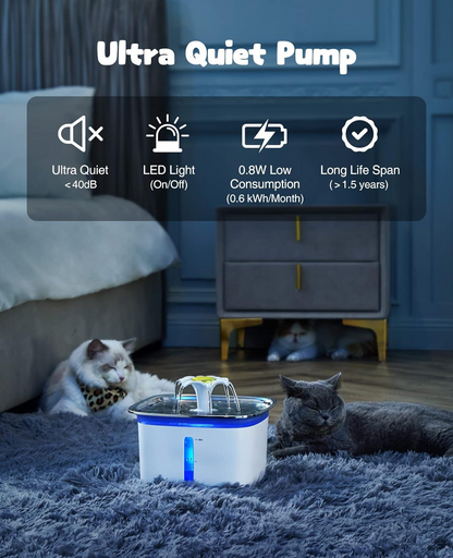 Stainless Steel Automatic Pet Water Fountain