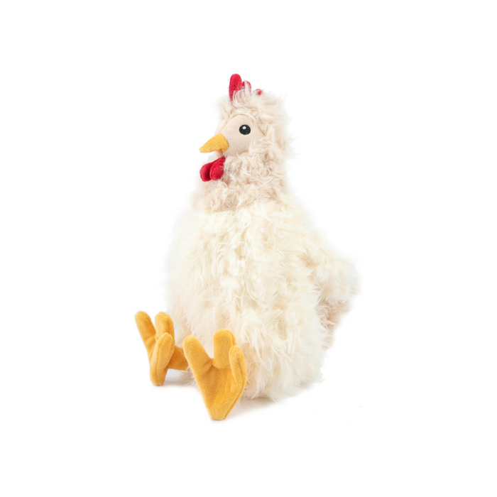 Crinkle Chicken Plush Dog Toy For Interactive Play