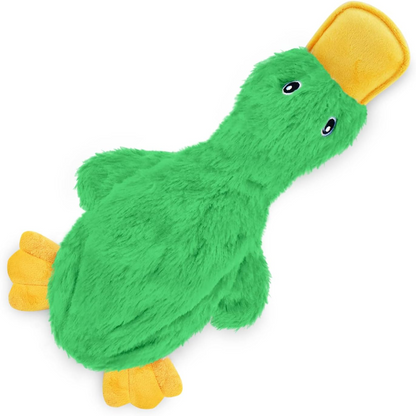 Crinkle Duck Shaped Dog Toy  With Squeaker