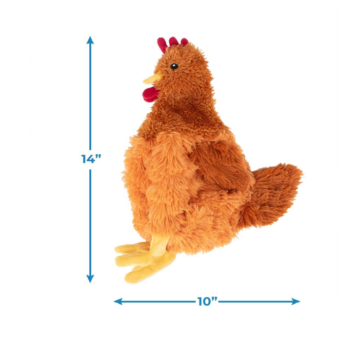 Crinkle Chicken Plush Dog Toy For Interactive Play