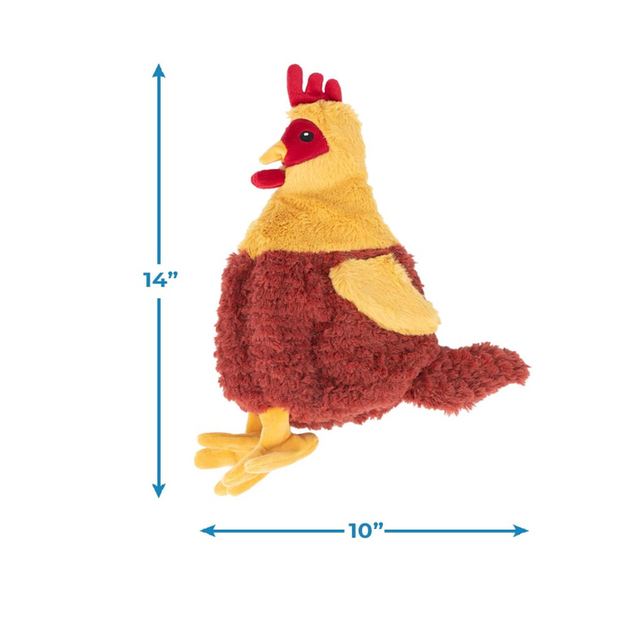 Crinkle Chicken Plush Dog Toy For Interactive Play