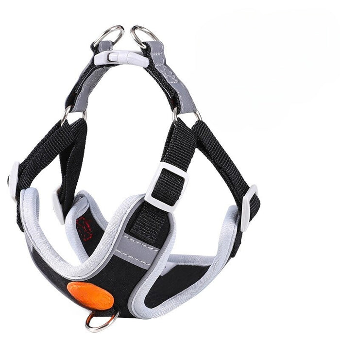 No Pull Breathable Reflective Dog Harness With Leash