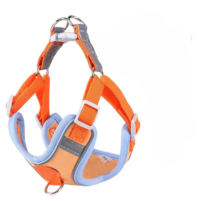 No Pull Breathable Reflective Dog Harness With Leash