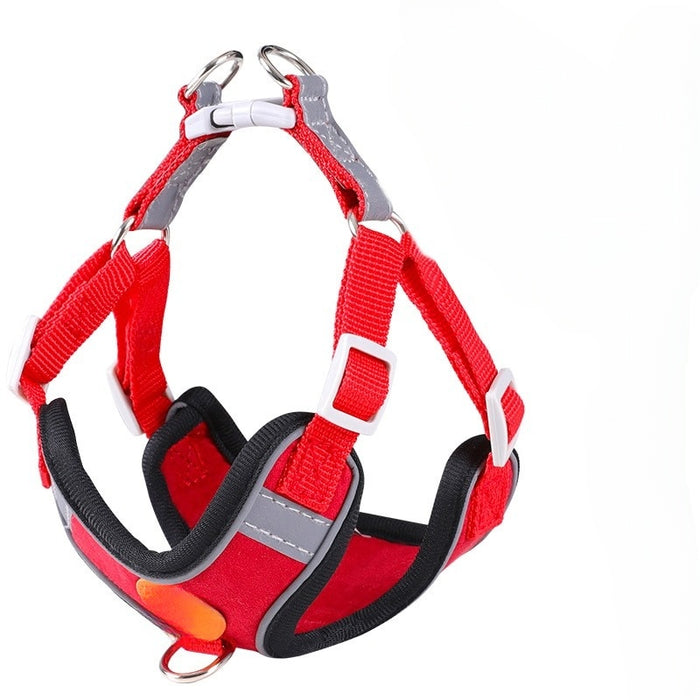 No Pull Breathable Reflective Dog Harness With Leash