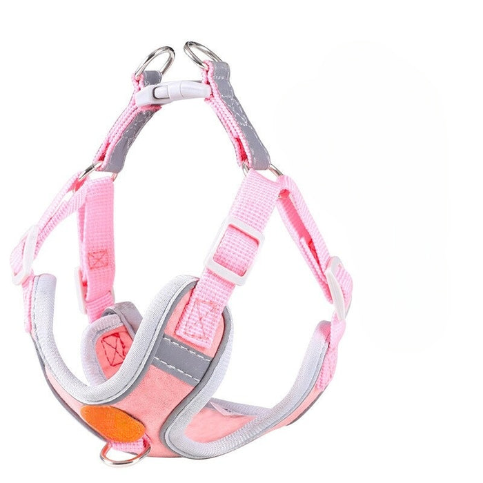 No Pull Breathable Reflective Dog Harness With Leash