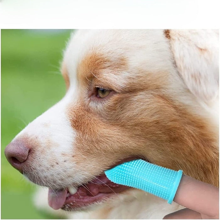 Finger Toothbrush For Dog Teeth Cleaning