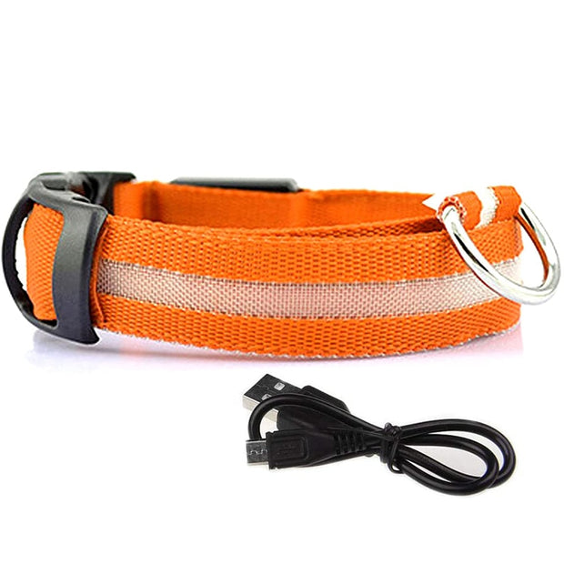 LED Glowing Rechargeable Dog Collars