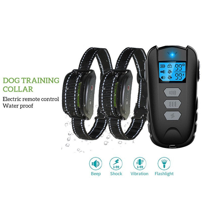 1000 Ft Electric Remote Control Dog Training Collar Pet