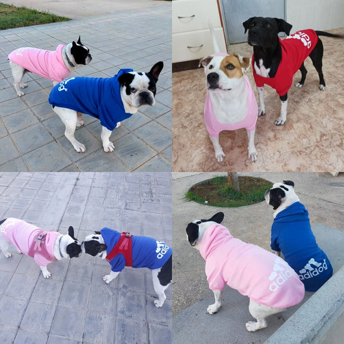 Winters Pet Dogs Warm Fleece Hoodies Sweatshirt