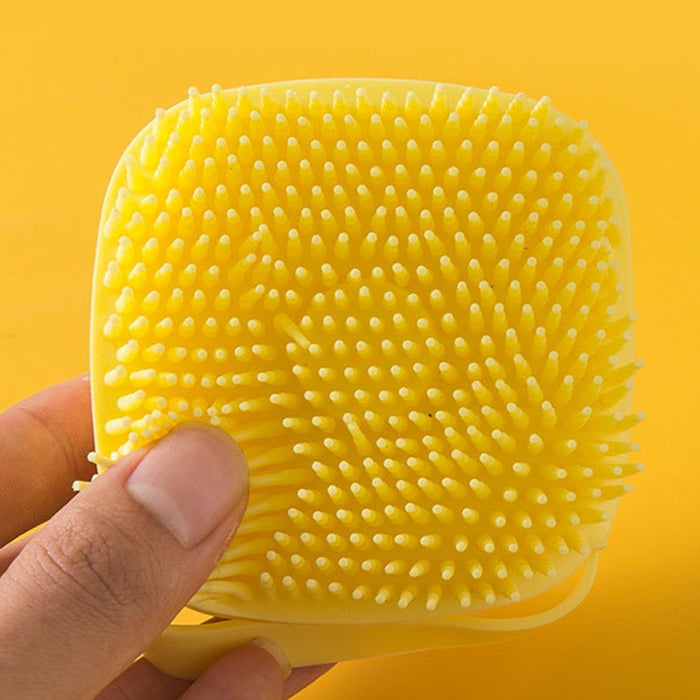 Dog Bath Brush Silicone Comb With Shampoo Box