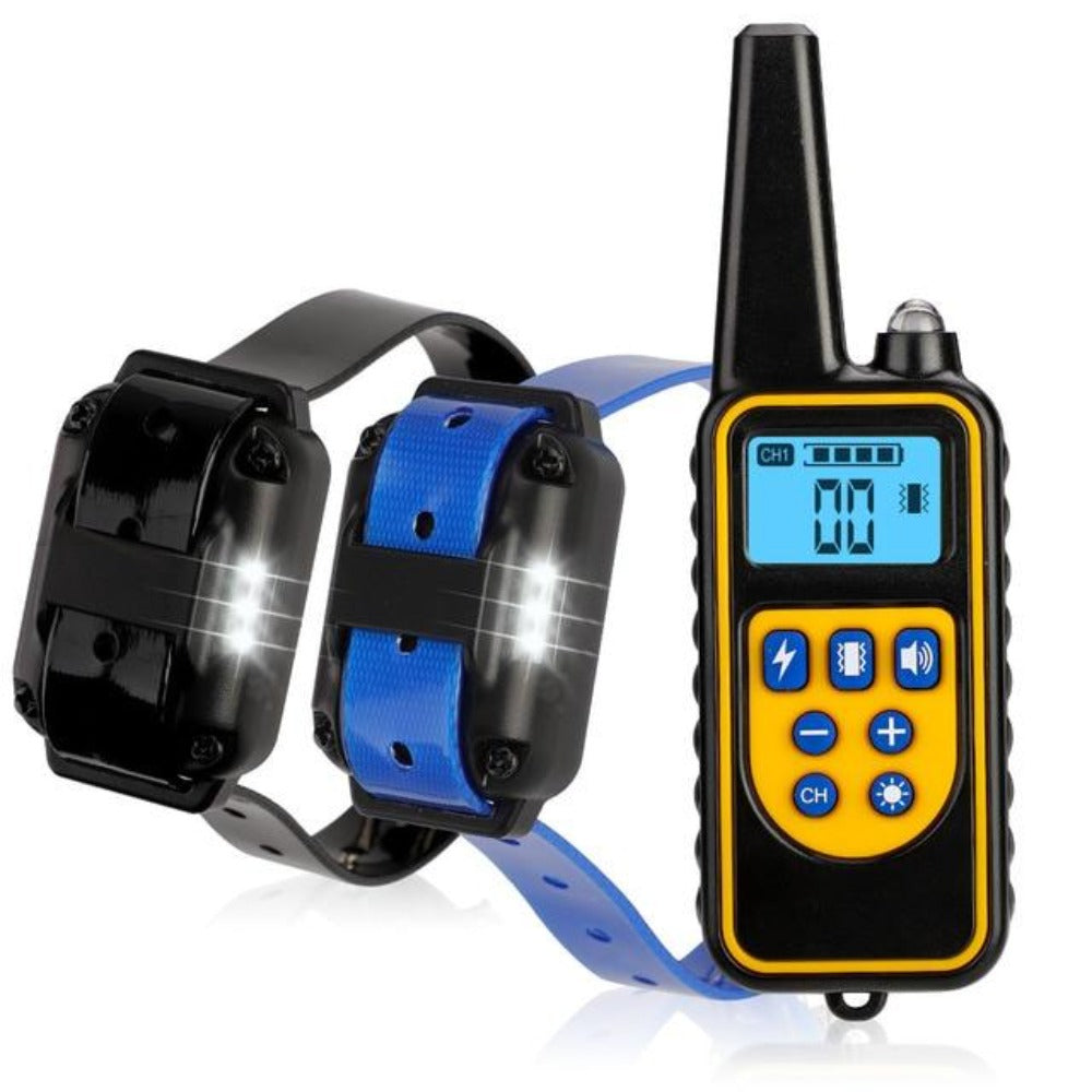 Ziggy Long Range Electric Dog Training Collar With Beep, Vibrate and No Harm Shock