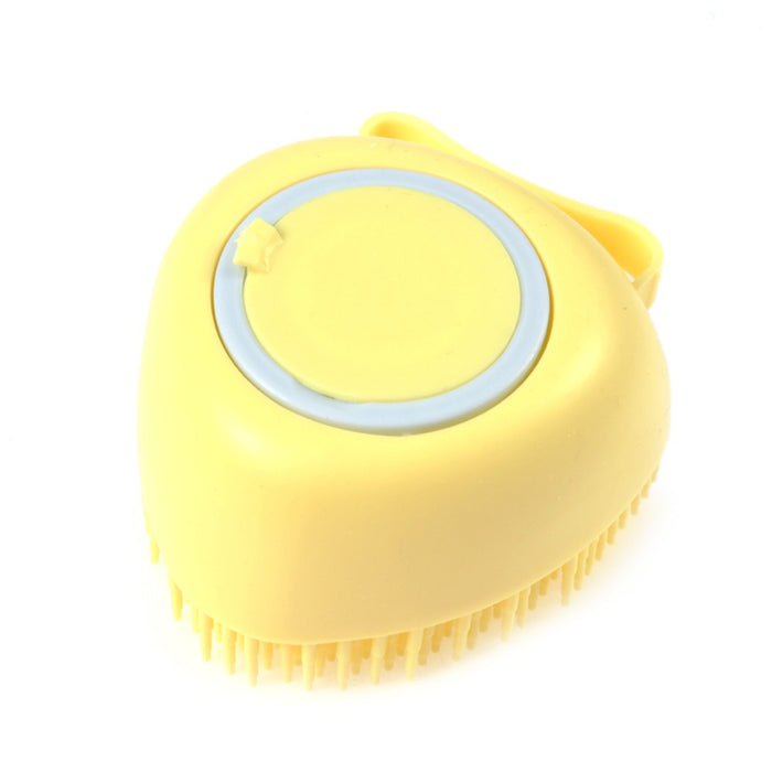 Dog Bath Brush Silicone Comb With Shampoo Box