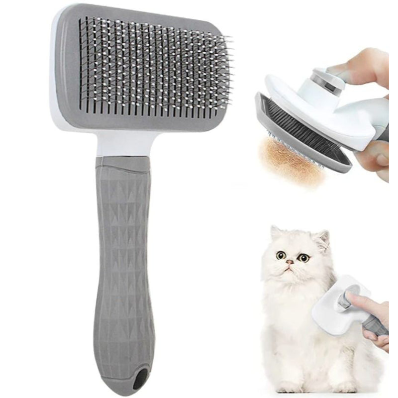 Stainless Steel Pet Dogs & Cats Hair Grooming Brush