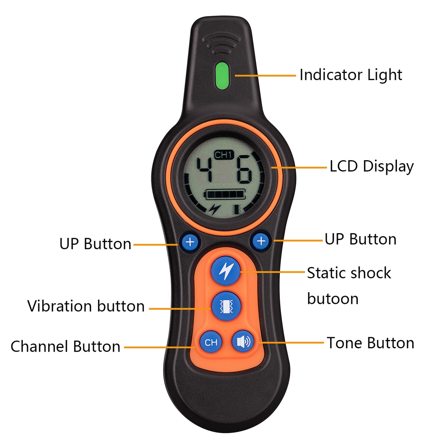 Remote Dog Shock Collar Waterproof & Rechargeable Training Collars