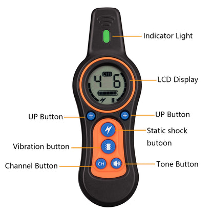 Remote Dog Shock Collar Waterproof & Rechargeable Training Collars