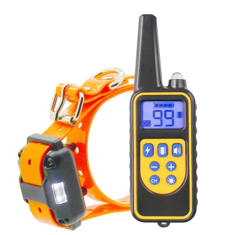 Rechargeable Waterproof Electric Dog Training Collar With LCD Display