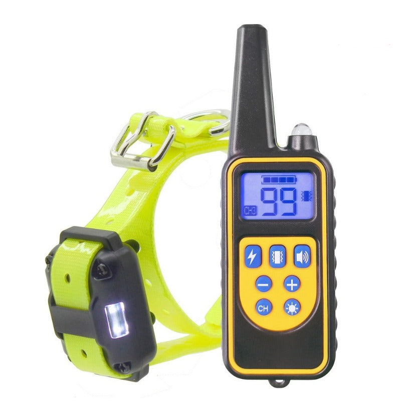 Rechargeable Waterproof Electric Dog Training Collar With LCD Display
