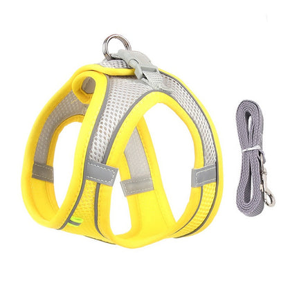 Adjustable Harness Leash Set For Small Dogs