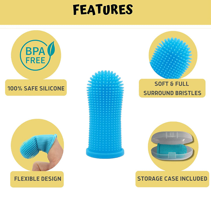 Super Soft Silicon Finger Toothbrush For Pets