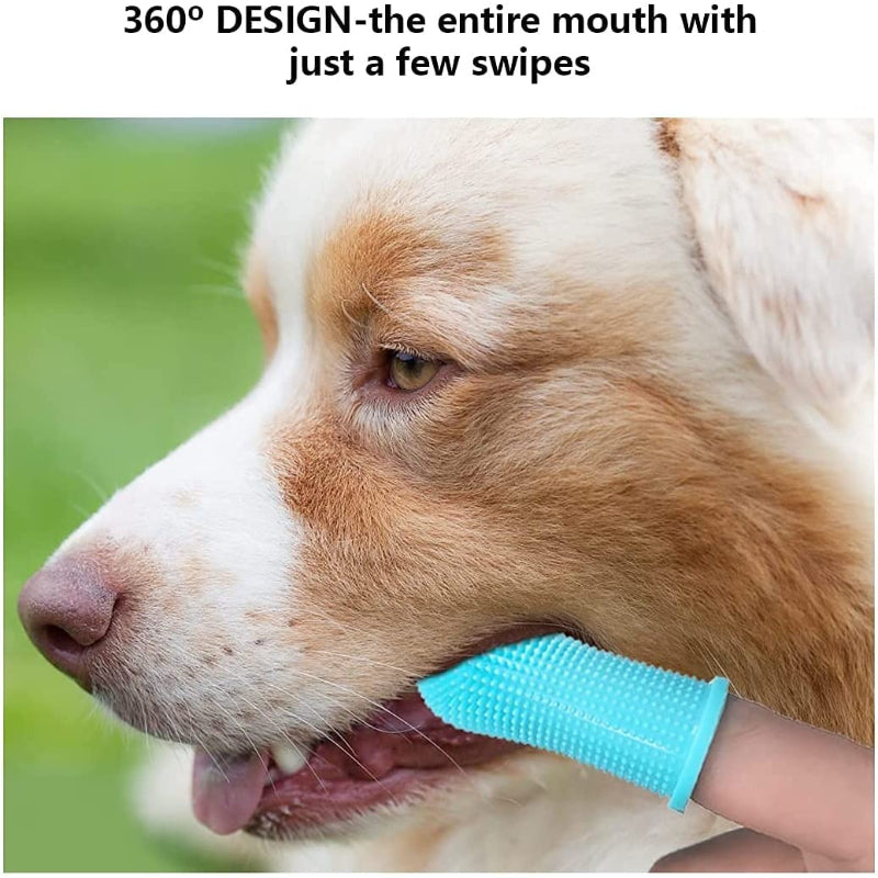 Super Soft Silicon Finger Toothbrush For Pets