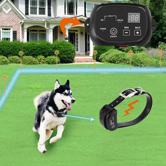 Ziggy Dog Electric Waterproof Fence With Training Collar