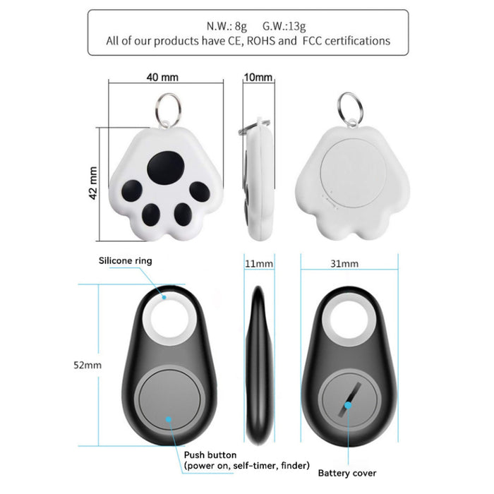 Cat Dog Anti-Lost GPS Tracking Tag Locator Accessories