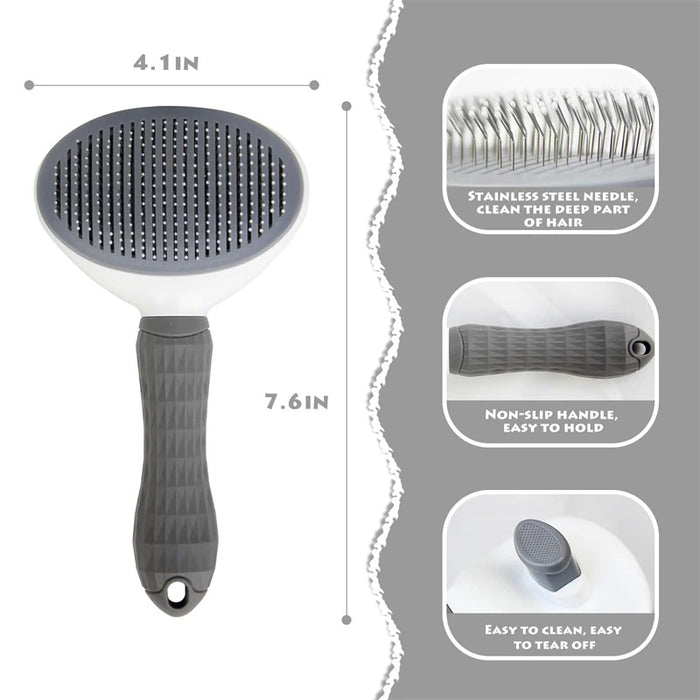 Stainless Steel Pet Hair Grooming Comb