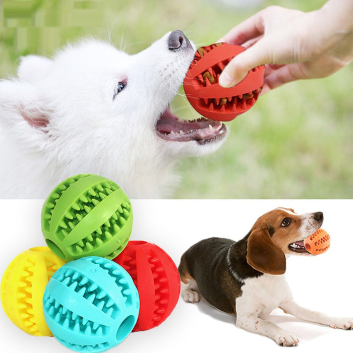 Pet Dog Tooth Cleaning Indestructible Ball